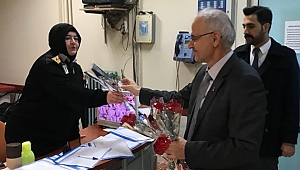 8 Mart'ta hastane ziyareti