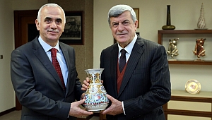 Başkan Karaosmanoğlu, Erol Kaya’yı ağırladı