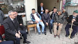 Başkan Köşker Mimar Sinan sakinlerini dinledi