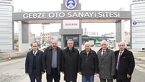 Başkan Köşker sanayi esnafını ziyaret etti