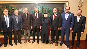 Başkan Köşker Şehit ve Gazi Derneği'ni ağırladı