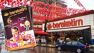 "Bereketim Market'in 6. yaşa özel teşekkür kampanyası"