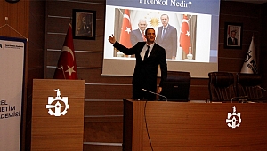 Büyükşehir personeline Protokol eğitimi verildi