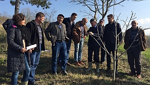 Çiftçilere yerinde eğitim