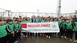 "Daha güzel spor alanları yapacağız"
