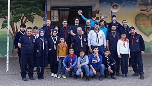 Kağıtsporlu izci liderlerinden anlamlı yardım