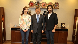 Karabacak "Elif" Oyuncularını ağırladı