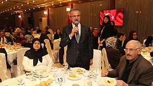 Kaymakam Güler ve Başkan Köşker Şehit ailelerini ağırladı