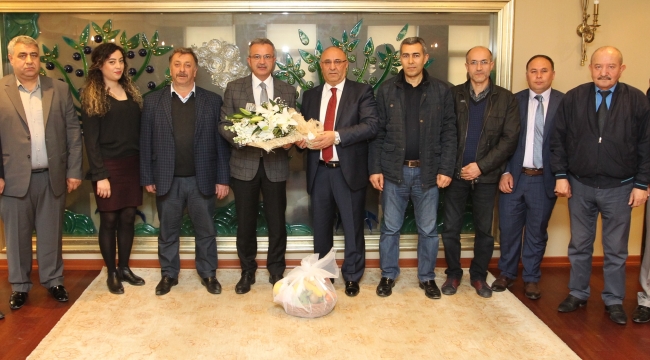 Pazarcılar Odası Köşker’e geldi
