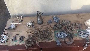 Afrin'de 15 patlayıcı düzenek ele geçirildi