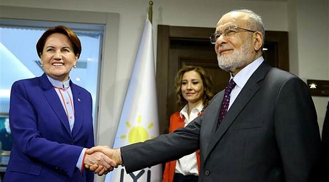 Akşener ile Karamanoğlu bir araya geldi