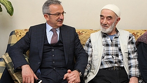 Başkan Köşker'den ev ziyaretleri