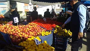 Darıca'da pazar denetimleri sürüyor