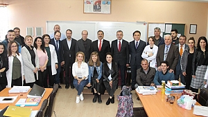 Güler ve Köşker Atatürk Anadolu Lisesi’ne konuk oldu