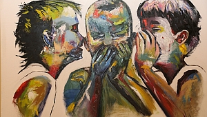 Karma resim sergisi'ne tam not