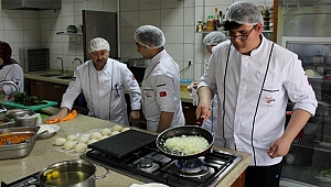 Kocaeli’nin yöresel yemeklerini yaptılar