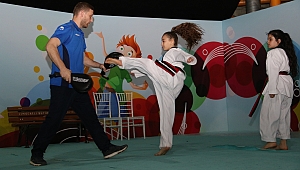 Şampiyon sporculardan muhteşem gösteri