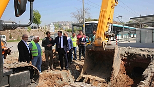 Sekapark-Plaj yolu Hattı’nda çalışma başladı