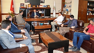 Taşlıçaylılardan Başkan Toltar'a ziyaret