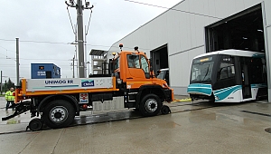 Tramvay için özel kurtarıcı aracı