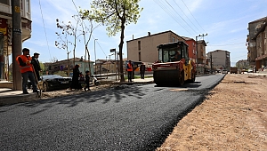 Turan Güneş Caddesi yenileniyor