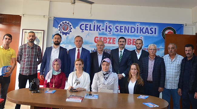 AK Parti Gebze’den sendika ziyareti