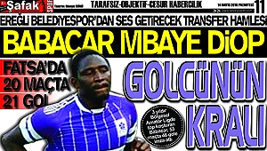 Babacar Ereğli yolcusu