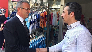 Başkan Köşker’den esnaf ziyareti