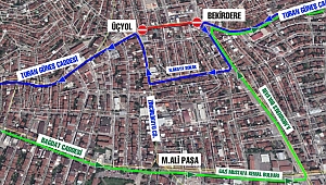 Bekirdere’de trafik düzenlemesi