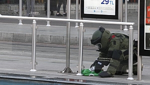 Bomba sanılan paketten ayakkabı çöpleri çıktı