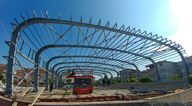 Darca Bağlarbaşı Ortaokulu spor salonu geliyor