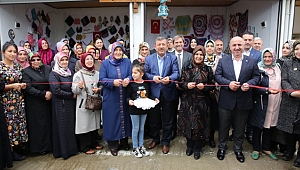 Darıcalı kadınların el emekleri bu sergide