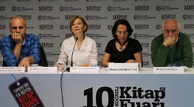 Fuarda İzmitli şair Ruşen Hakkı konuşuldu