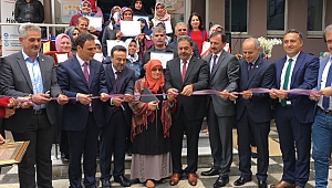 Halk Eğitim Merkezi yıl sonu sergisi açıldı