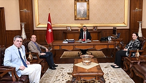 Haşimoğlu ve yönetimi Aksoy'u ziyaret etti