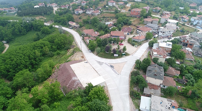 Kartepe Avluburun yolları yenileniyor