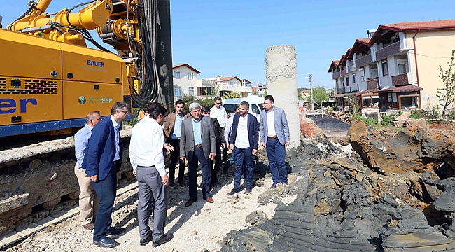 Kefken’in doğalgazı test aşamasında