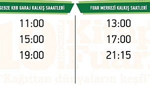 Kitap Fuarı’na ücretsiz ring seferleri