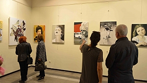 Kursiyerlerden güzel sanatlar sergisi''