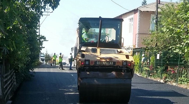 Muallimköy’de yollar yenileniyor