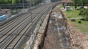 Sekapark-Plaj yolu Tramvay Hattı’nda hummalı çalışma