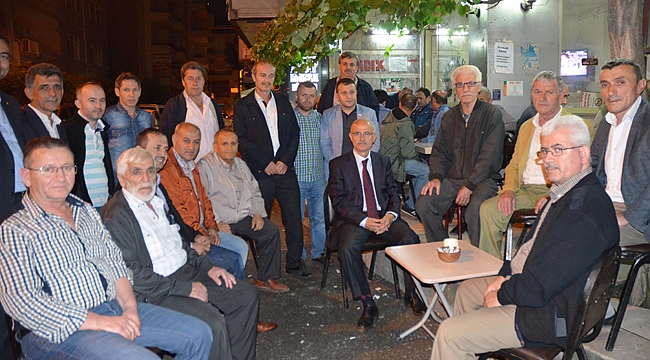 Ziyaret sahura kadar sürdü