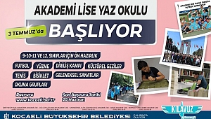 Akademi Lise yaz okulu başlıyor