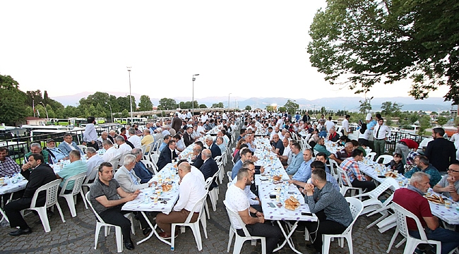 Bayram şoför esnafıyla iftarda buluştu