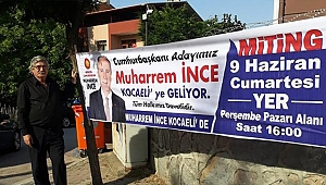 CHP Darıca'dan İnce mitingine davet