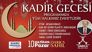 Darıca Kadir Gecesi'ne hazır