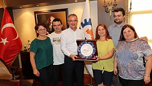 Erasmus heyeti Başkan Köşker’e geldi