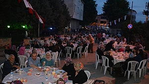 İftar sofrası Köseler Mahallesi'nde kuruldu