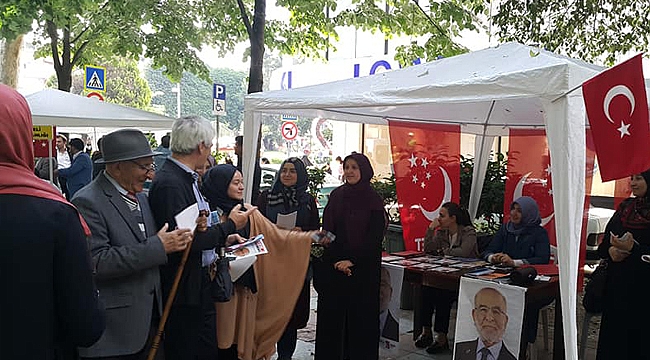Karamollaoğlu standına yoğun ilgi