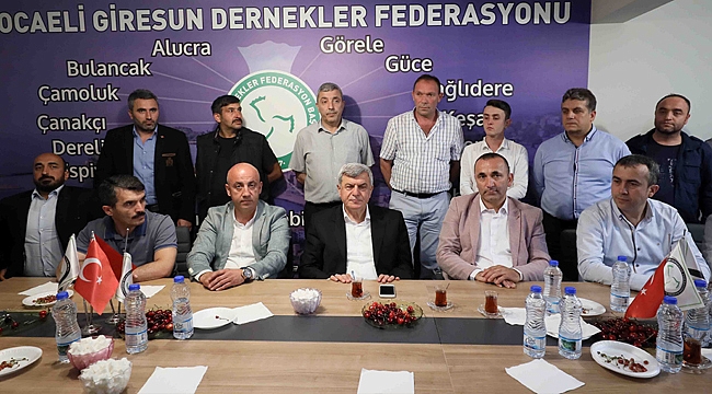 Karaosmanoğlu, Giresunluları ziyaret etti